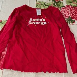 Gymboree Santa's Favorite Red Kids Shirt